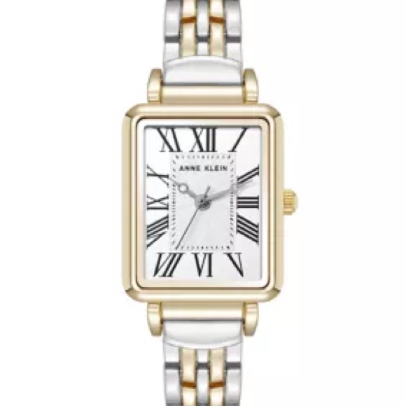 Anne Klein Two-Tone Rectangular Watch - Picture 4 of 4
